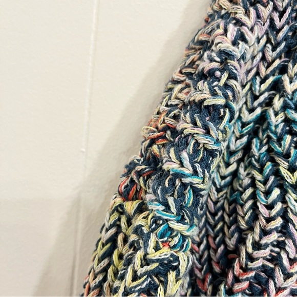 Anthropologie Chroma Rainbow Chunky knit sweater size 2X - Picture 8 of 11